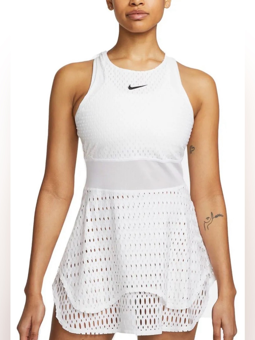 Nike Court Dri-FIT Slam Women’s Tennis Pickleball Mesh Panel Perforated Dress XL